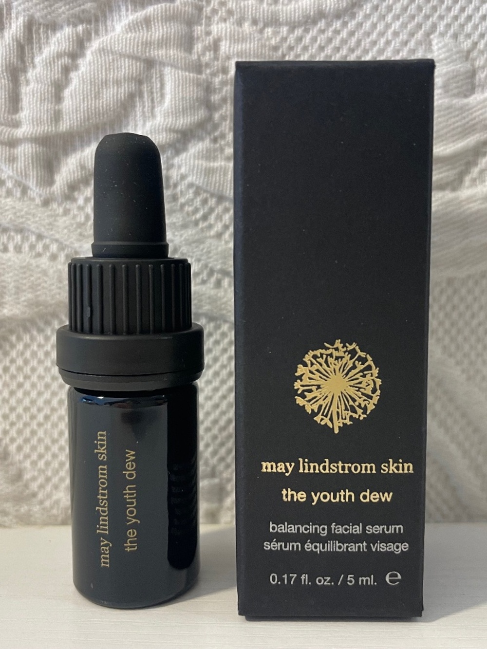May Lindstrom Skin The Youth Dew Balancing Facial Serum Dropper .17oz / 5ml NIB